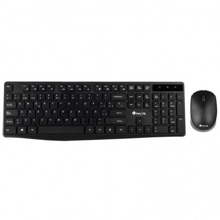 TECLADO + RATON NGS ALLURE WIRELESS BLACK