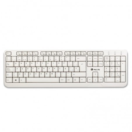 TECLADO NGS SPIKE USB WHITE