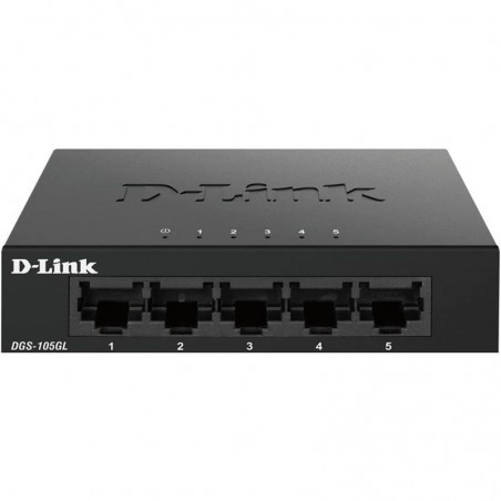 SWITCH D-LINK GIGABIT 5 PUERTOS DGS-105L METALICO