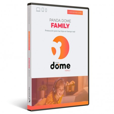 ANTIVIRUS CONTROL PARENTAL PANDA DOME FAMILY 5 LIC 1 YEAR