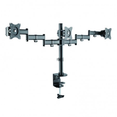 SOPORTE DE MESA TV/MONITOR TOOQ 13-27 8KG 2 BRAZOS PARA 3 PANTALLAS