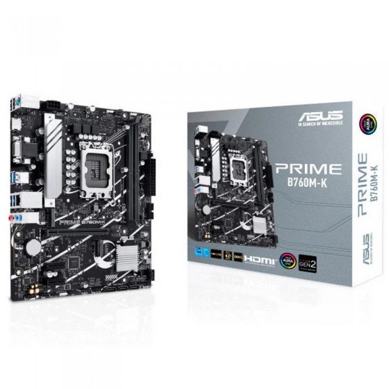 PLACA BASE ASUS B760M-K M-ATX DDR5 HDMI + VGA