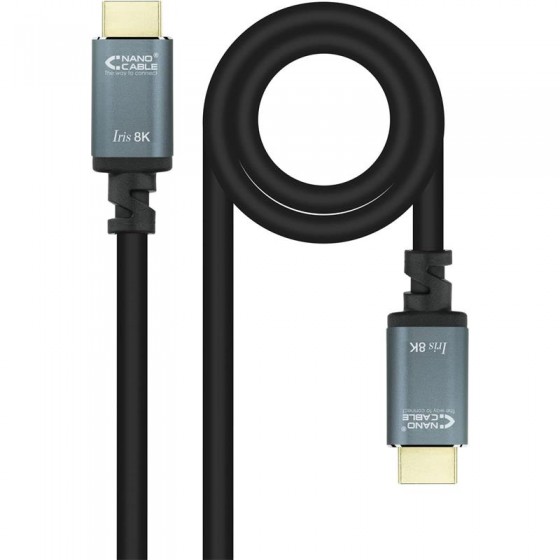 CABLE HDMI 2.1 IRIS 8K AM/AM NANOCABLE 5M BLACK