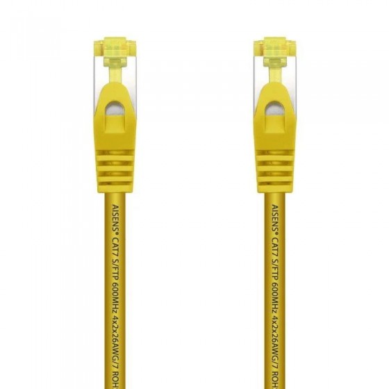 CABLE DE RED CAT.7 S/FTP 0.5M AISENS YELLOW