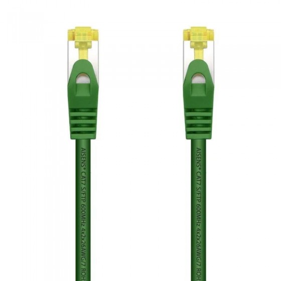 CABLE DE RED CAT.7 S/FTP 0.25M AISENS GREEN