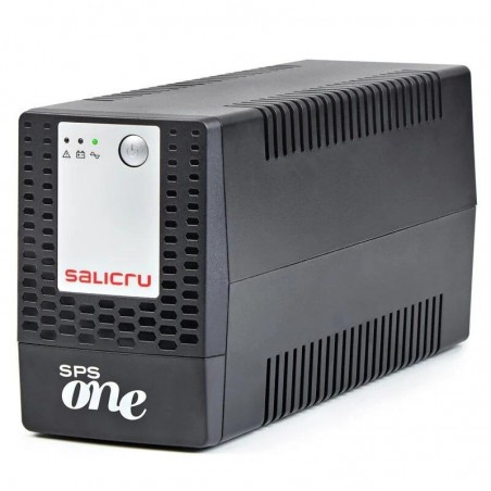 UPS SALICRU 700VA SERIE ONE + CONEXION USB BLACK