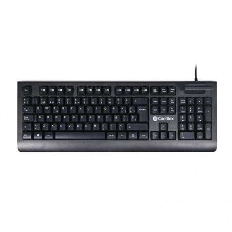 TECLADO + LECTOR CHIP DNI 4.0 COOLBOX USB BLACK