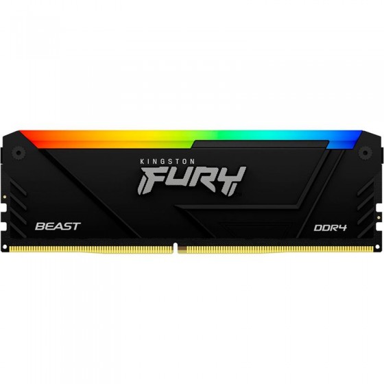 MEMORIA RAM 16GB KINGSTON DDR4 3200MHZ FURY BEAST CL16 1.35V RGB