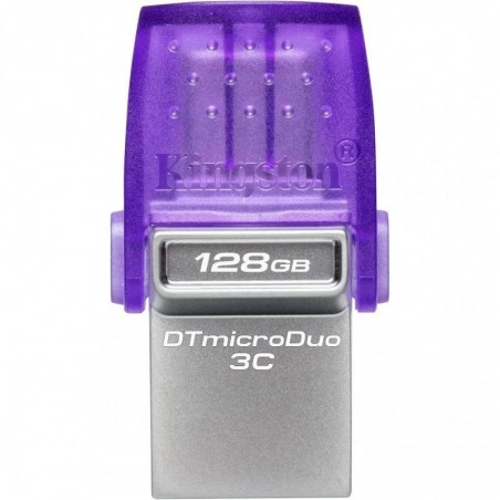 PEN DRIVE 128GB KINGSTON USB-A/USB-C 3.2 PURPLE