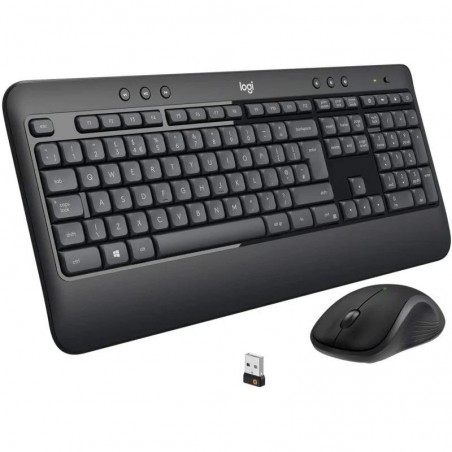 TECLADO + RATON LOGITECH MK540 WIRELESS BLACK