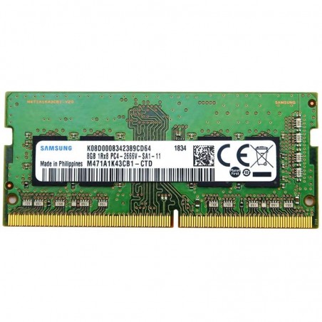 MEMORIA SODIMM 8GB SAMSUNG DDR4 2666MHZ