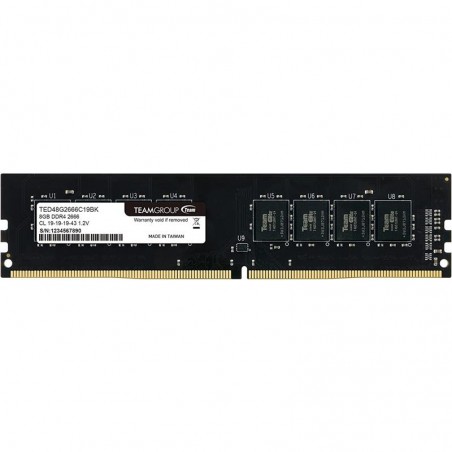 MEMORIA RAM 8GB TEAMGROUP ELITE DDR4 2666MHZ