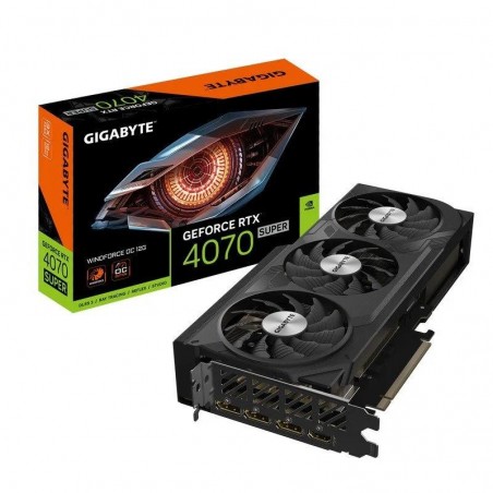 TARJETA DE VIDEO NVIDIA GIGABYTE RTX4070 SUPER WINDFORCE OC 12GB