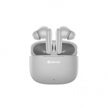 AURICULARES DENVER TWE-4GR BLUETOOTH WIRELESS GREY