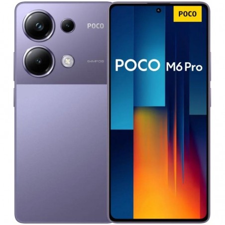 SMARTPHONE XIAOMI POCO M6 PRO FHD+ 6.67 8GB/256GB/64MP/NFC/4G PURPLE