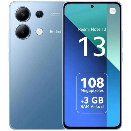 SMARTPHONE XIAOMI REDMI NOTE 13 6.67 FHD+ 8GB/512GB/108MP/NFC/4G BLUE