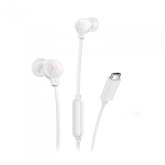 AURICULARES MOTOROLA 3C-S EARBUDS IN EAR USB-C WHITE