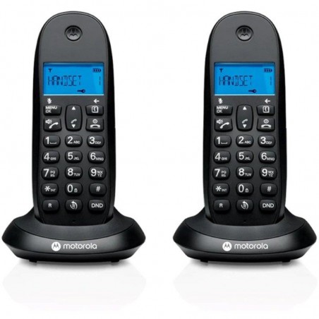 TELEFONO MOTOROLA C1002 CB+ DECT  WIRELESS BLACK ( 2UD )