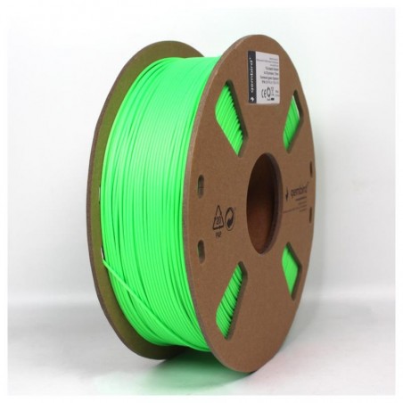 FILAMENTO GEMBIRD 1.75MM 1KG VERDE BRILLANTE IMPRESORA 3D