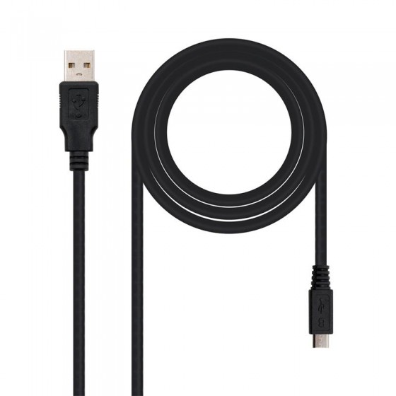 CABLE USB AM/MICRO B/M 0.8M NANOCABLE