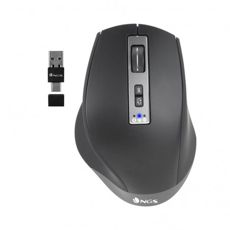 RATON NGS BLUR WIRELESS MULTIDEVICE RECARGABLE LED BLACK